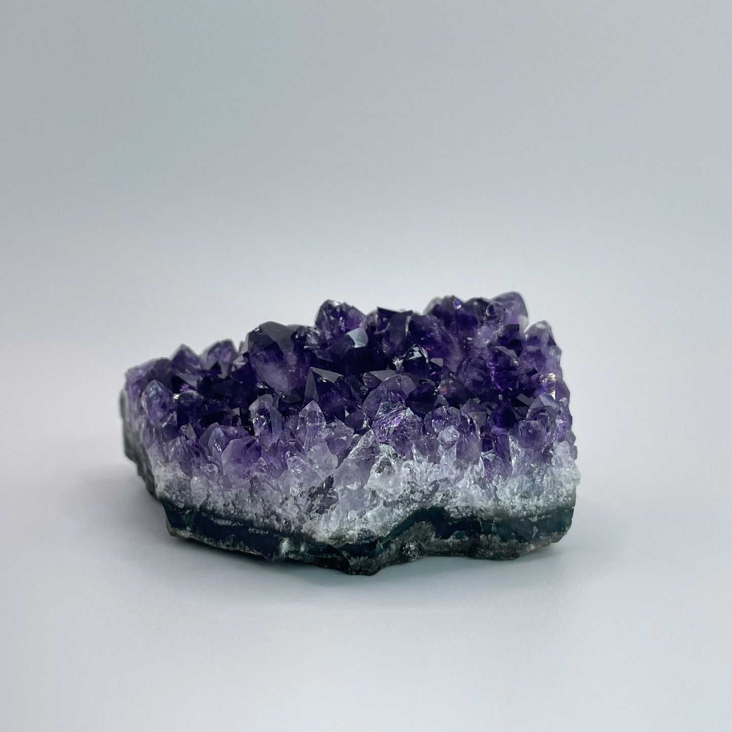 Amethyst druze quartz cluster