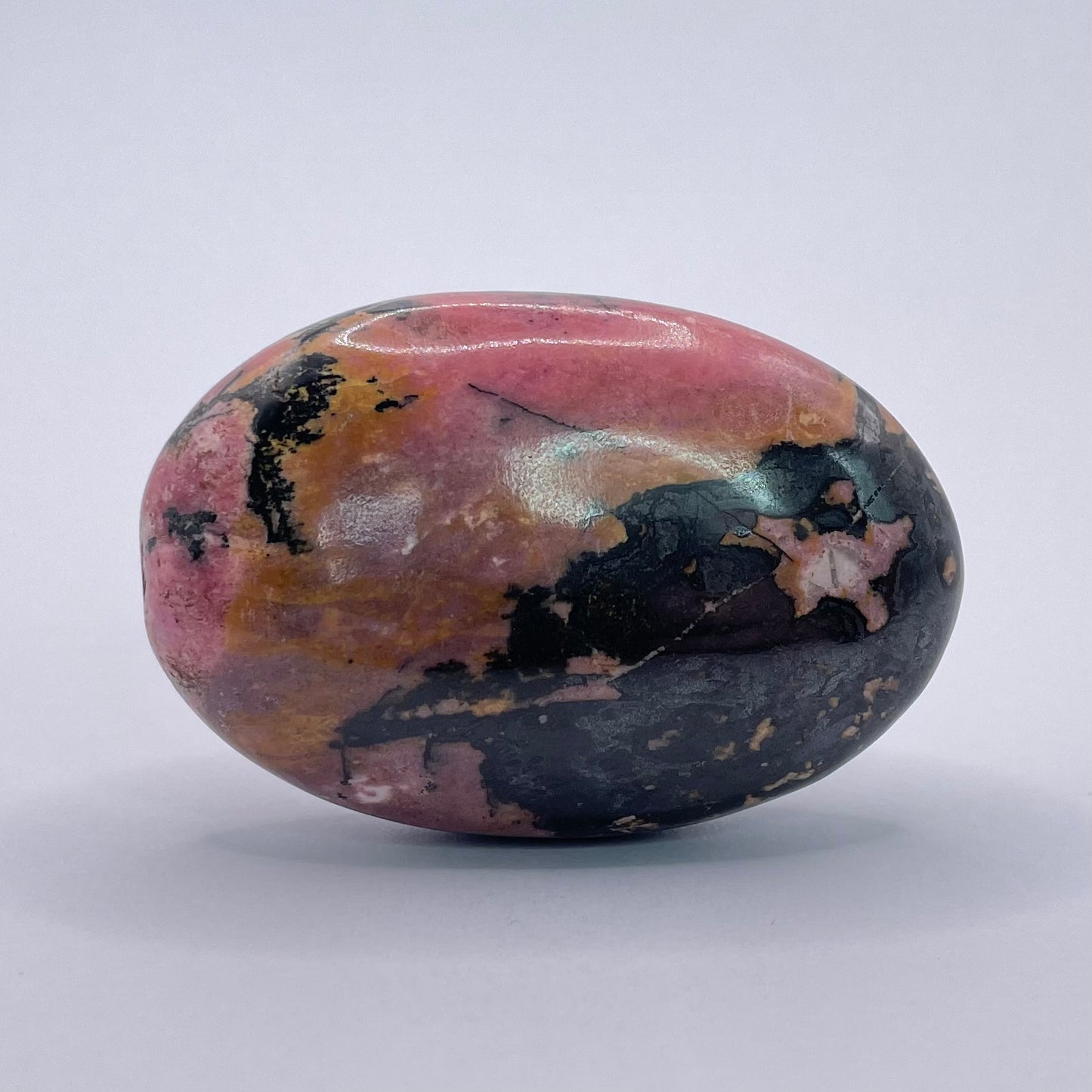 RHODONITE PALM STONE