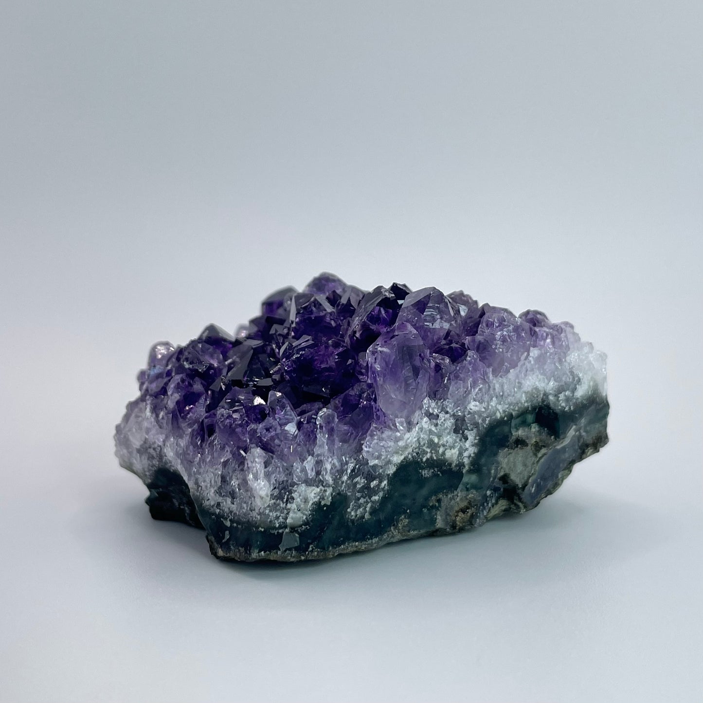 Amethyst druze quartz cluster
