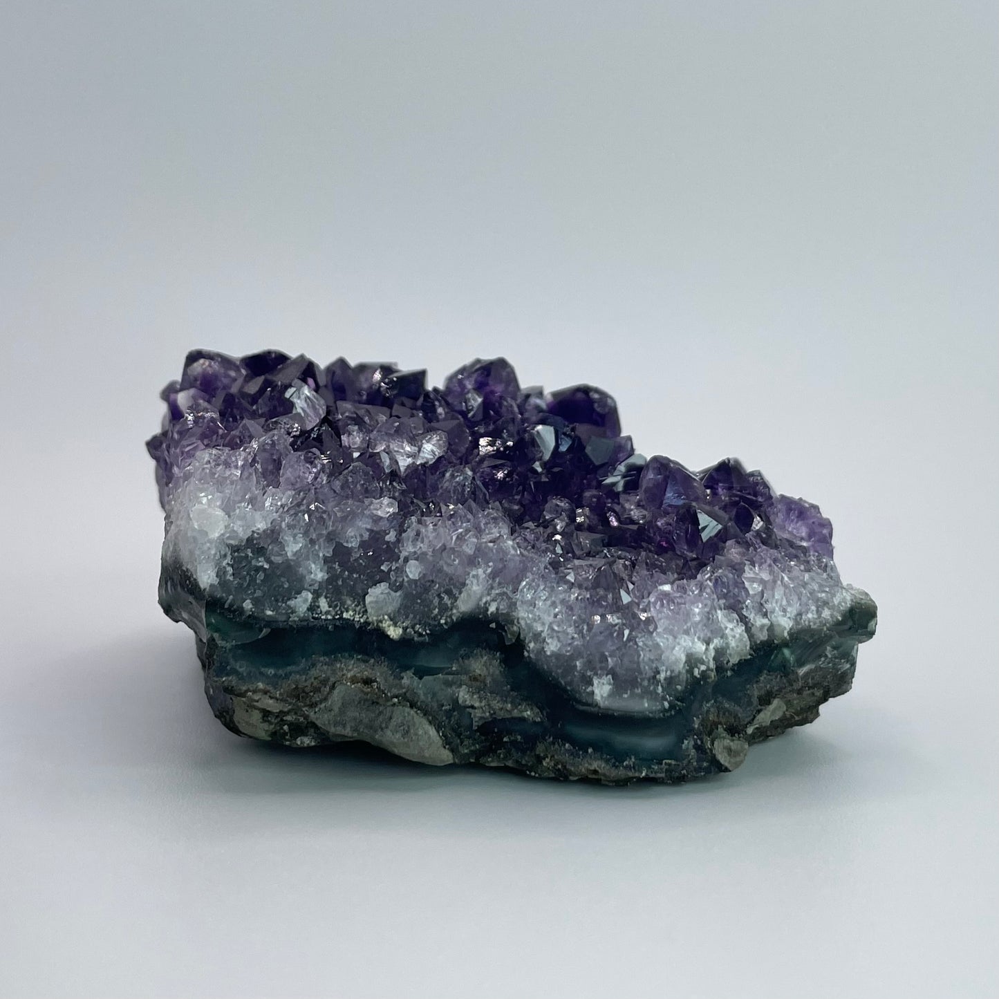 Amethyst druze quartz cluster