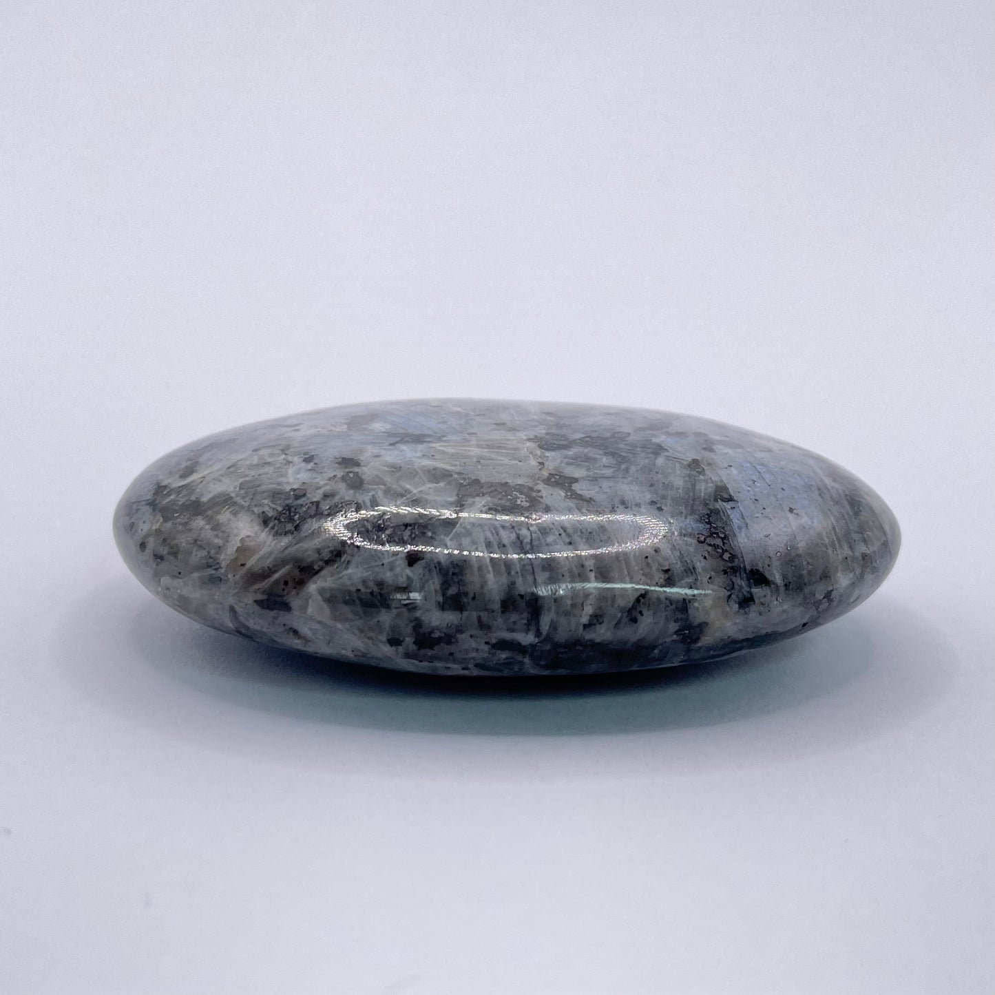 LARVIKITE PALM STONE