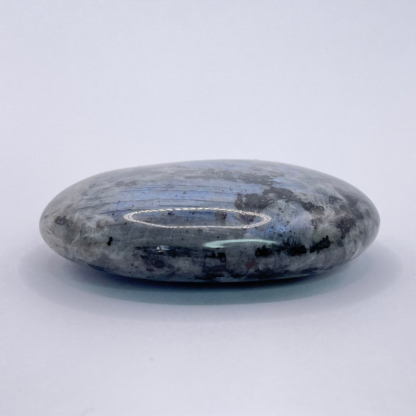 LARVIKITE PALM STONE
