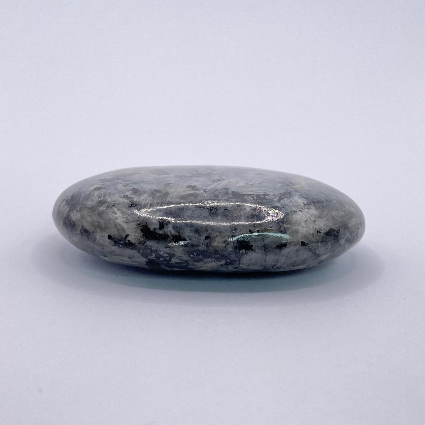 LARVIKITE PALM STONE