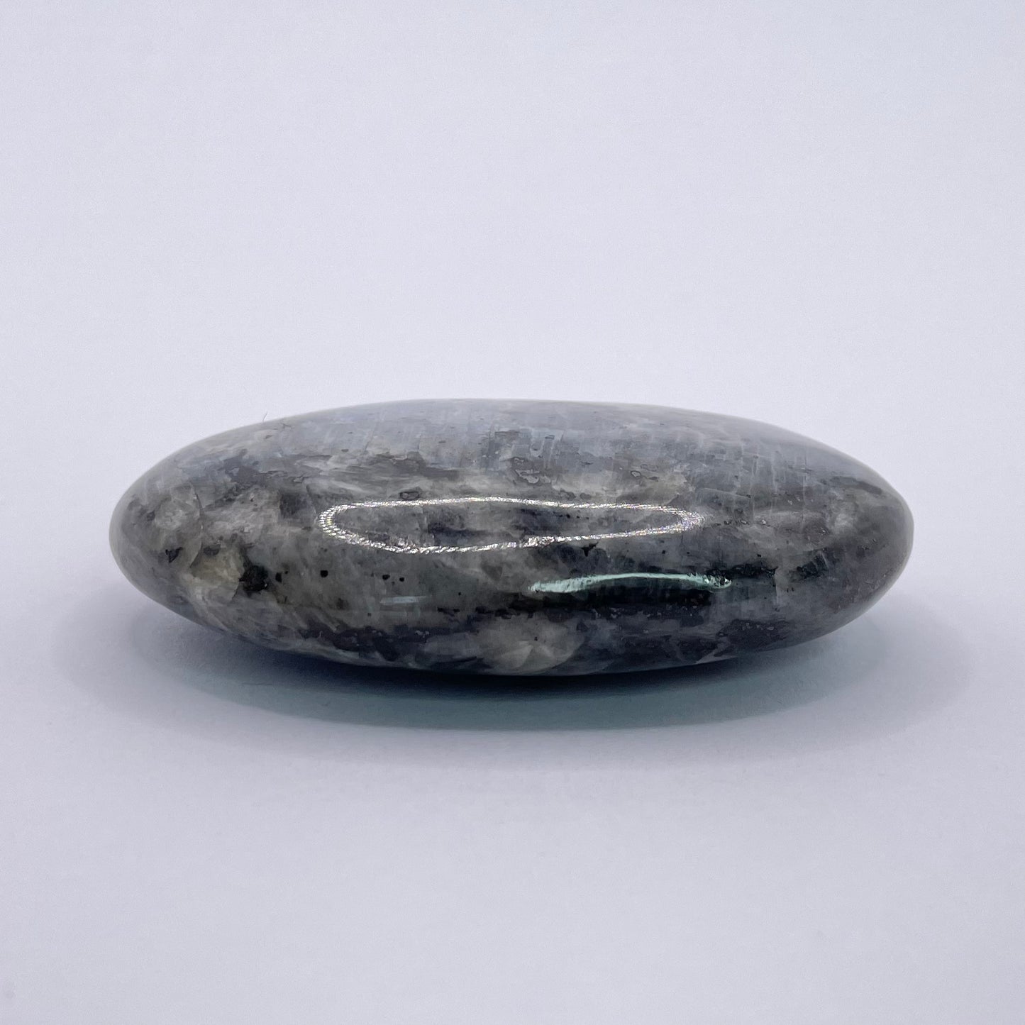 LARVIKITE PALM STONE