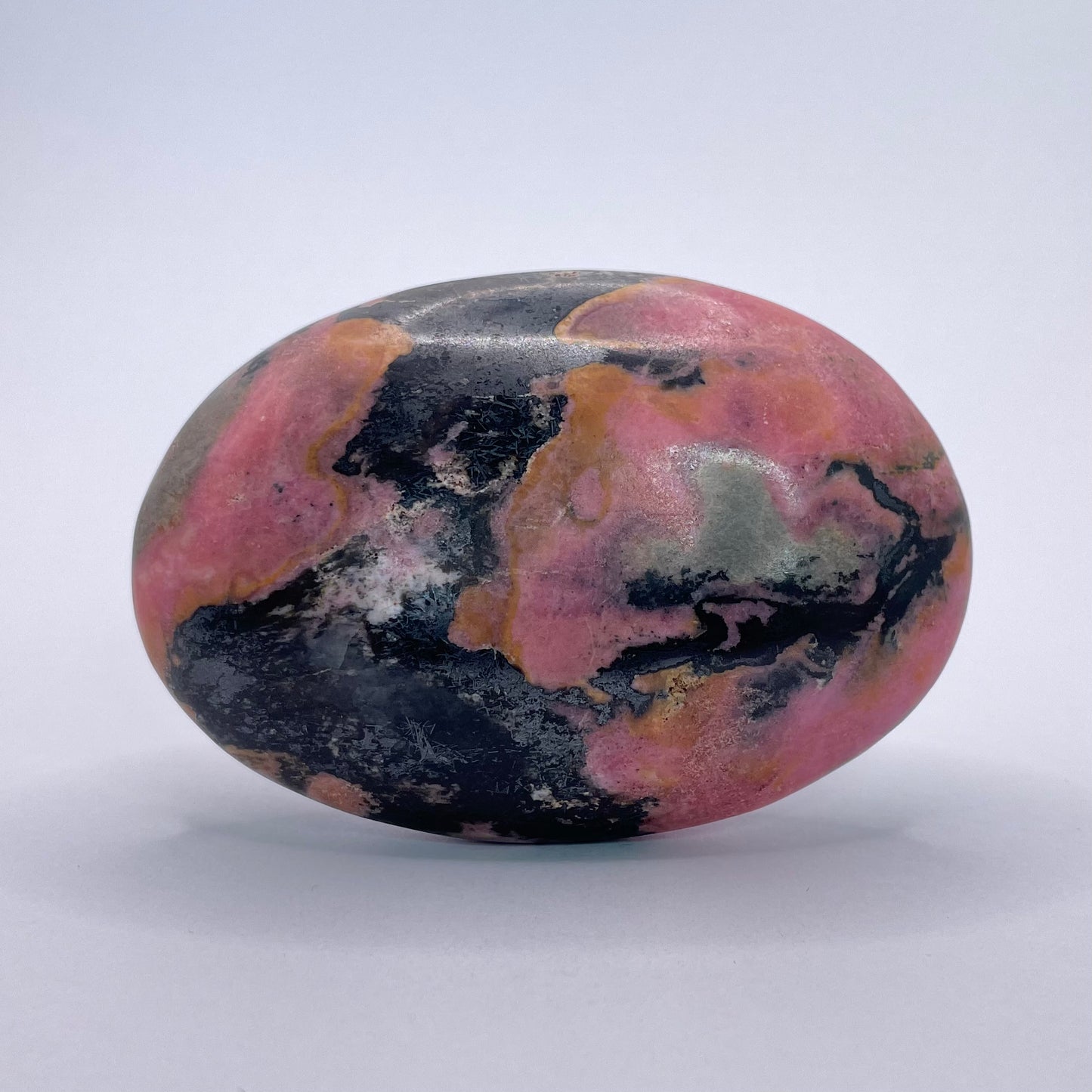 RHODONITE PALM STONE