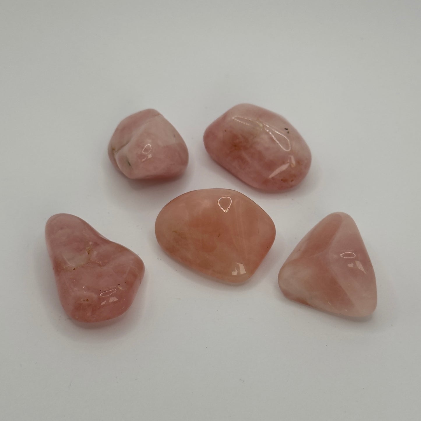 rose quartz tumblestones