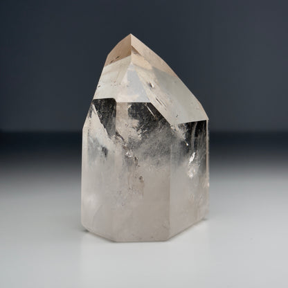 clear quartz tower