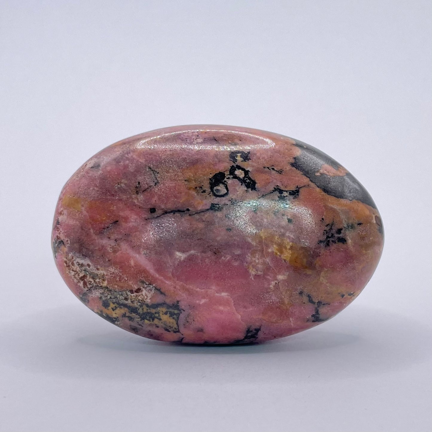 rhodonite palm stone