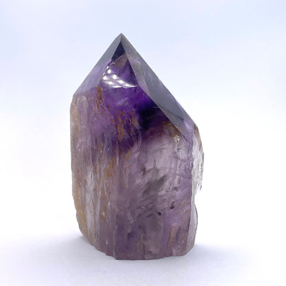 amethyst half polished tower