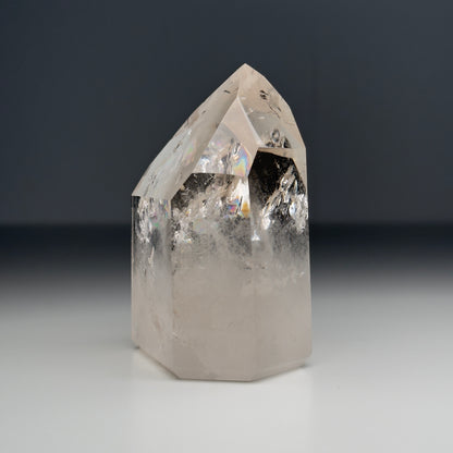 clear quartz tower