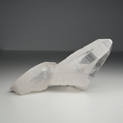 LEMURIAN QUARTZ DOUBLE POINT CLUSTER