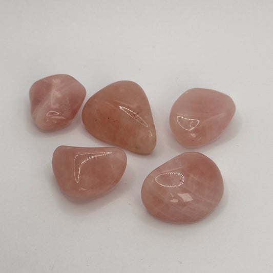 rose quartz tumblestones