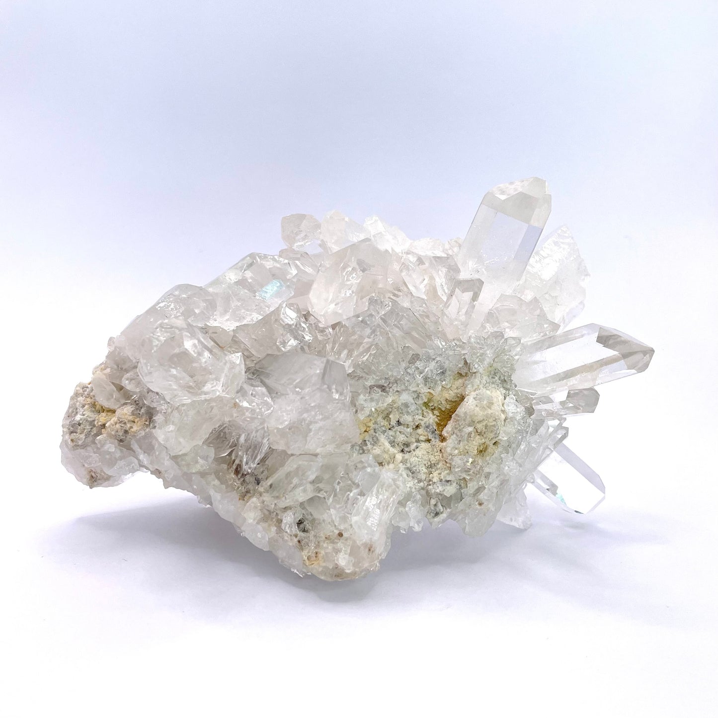 lemurian quartz cluster