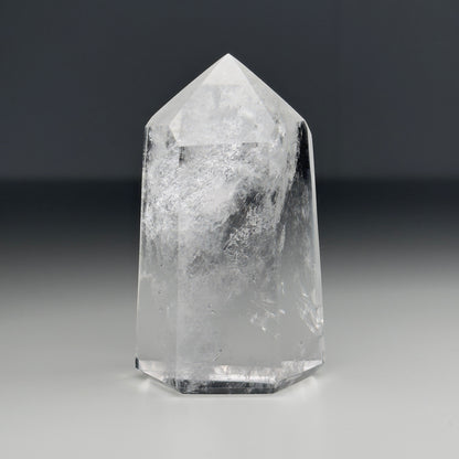 clear quartz tower