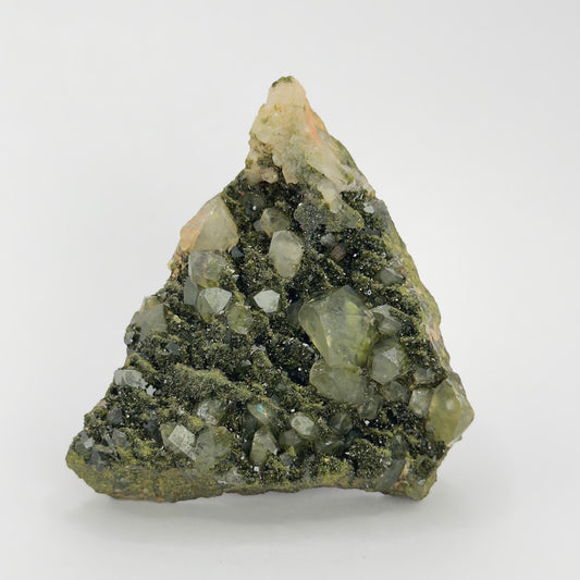 forest epidote cluster with quartz