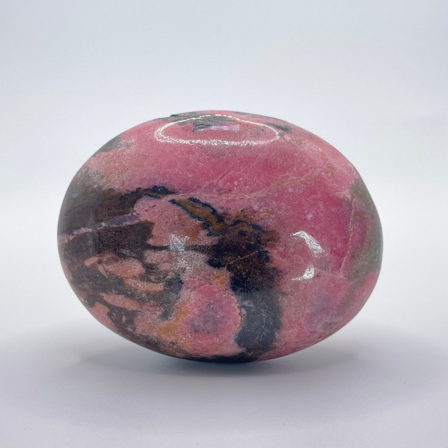 rhodonite palm stone