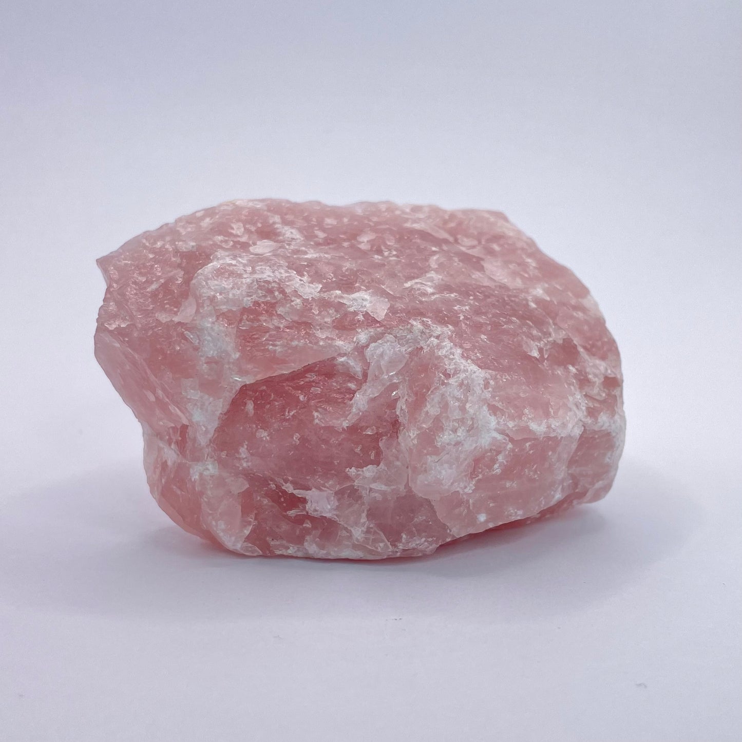 raw rose quartz