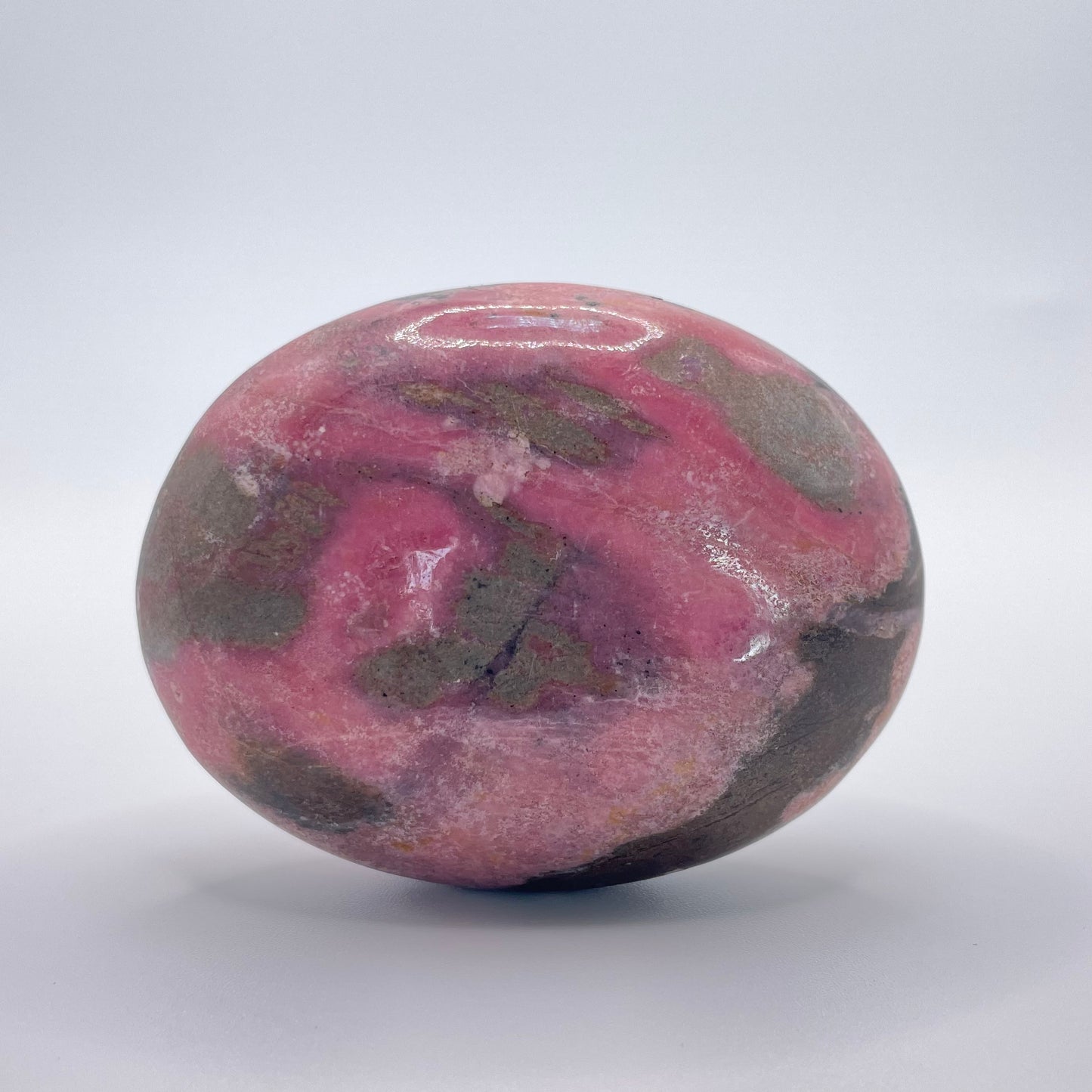 rhodonite palm stone