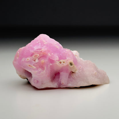 raw pink aragonite