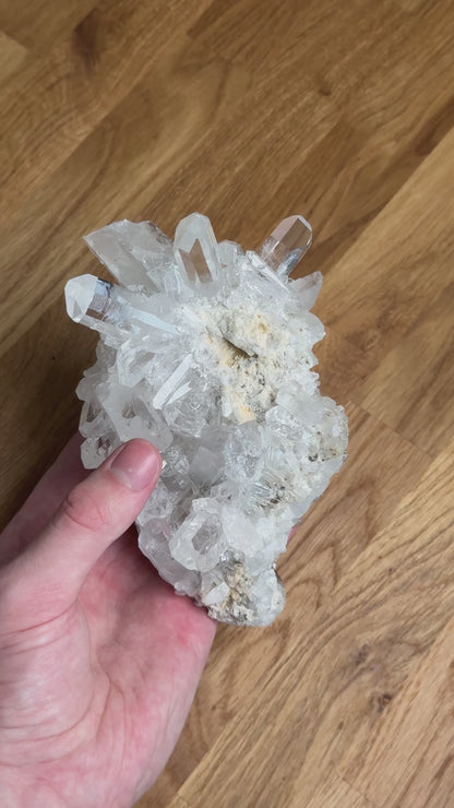 lemurian quartz cluster